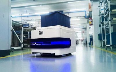WEG lança robô móvel autônomo para otimizar operações de manufatura e intralogística na indústria