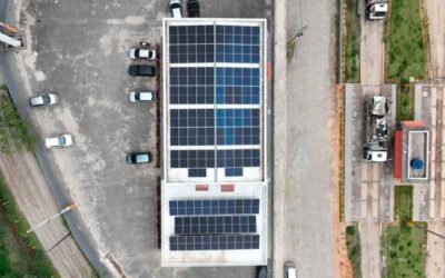 Veolia instala placas solares para gerar energia elétrica em suas operações