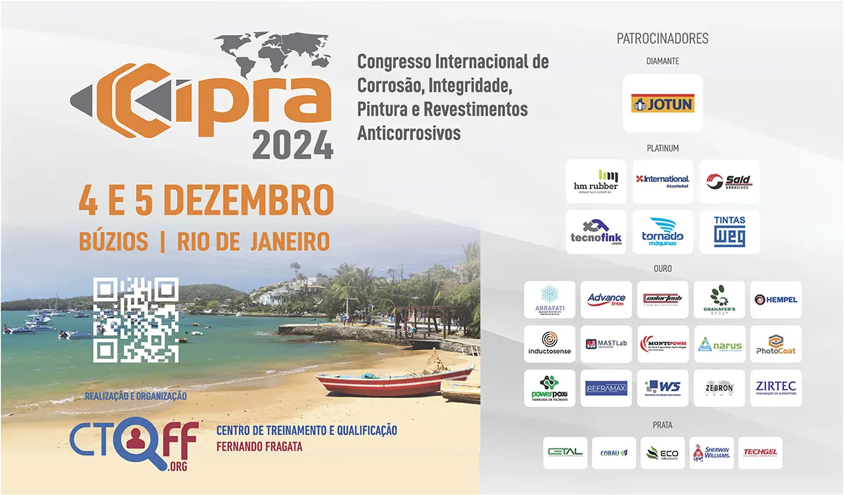 CCIPRA – Congresso Internacional de Corrosão, Integridade, Pintura e Proteção Anticorrosiva