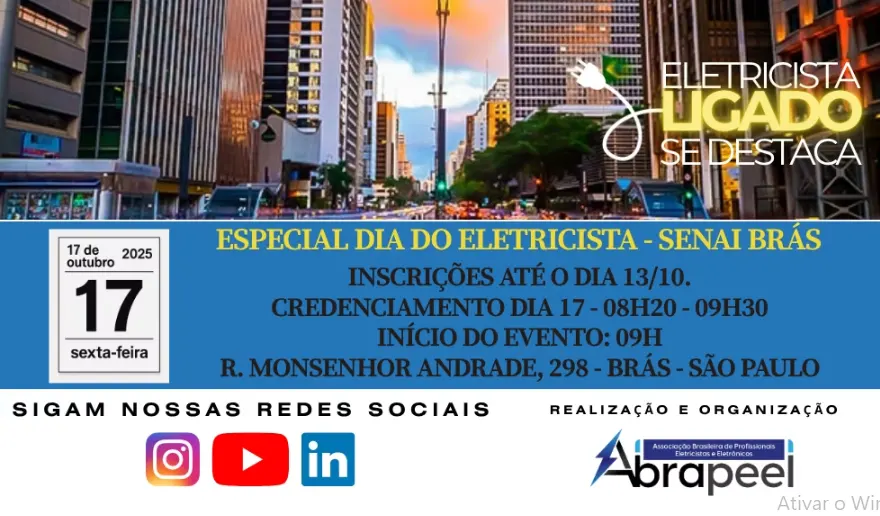 Dia do Eletricista Poster