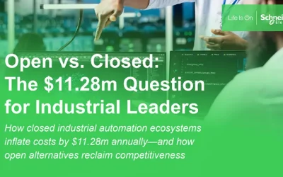 Estudo revela oportunidade anual de US$ 11,28 milhões para indústrias elevarem a competitividade ao modernizar sistemas de automação fechados