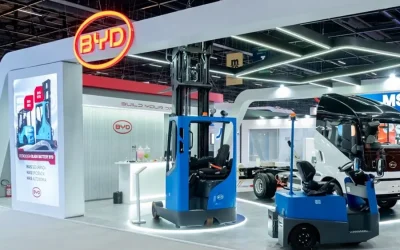 Logística com Blade: BYD lança no Brasil empilhadeira com tecnologia inédita no país e acelera a eletrificação de toda a cadeia