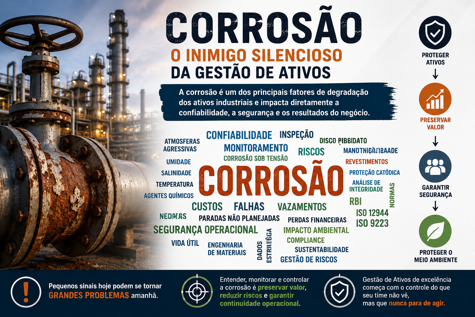 Corrosão: o inimigo silencioso da Gestão de Ativos
