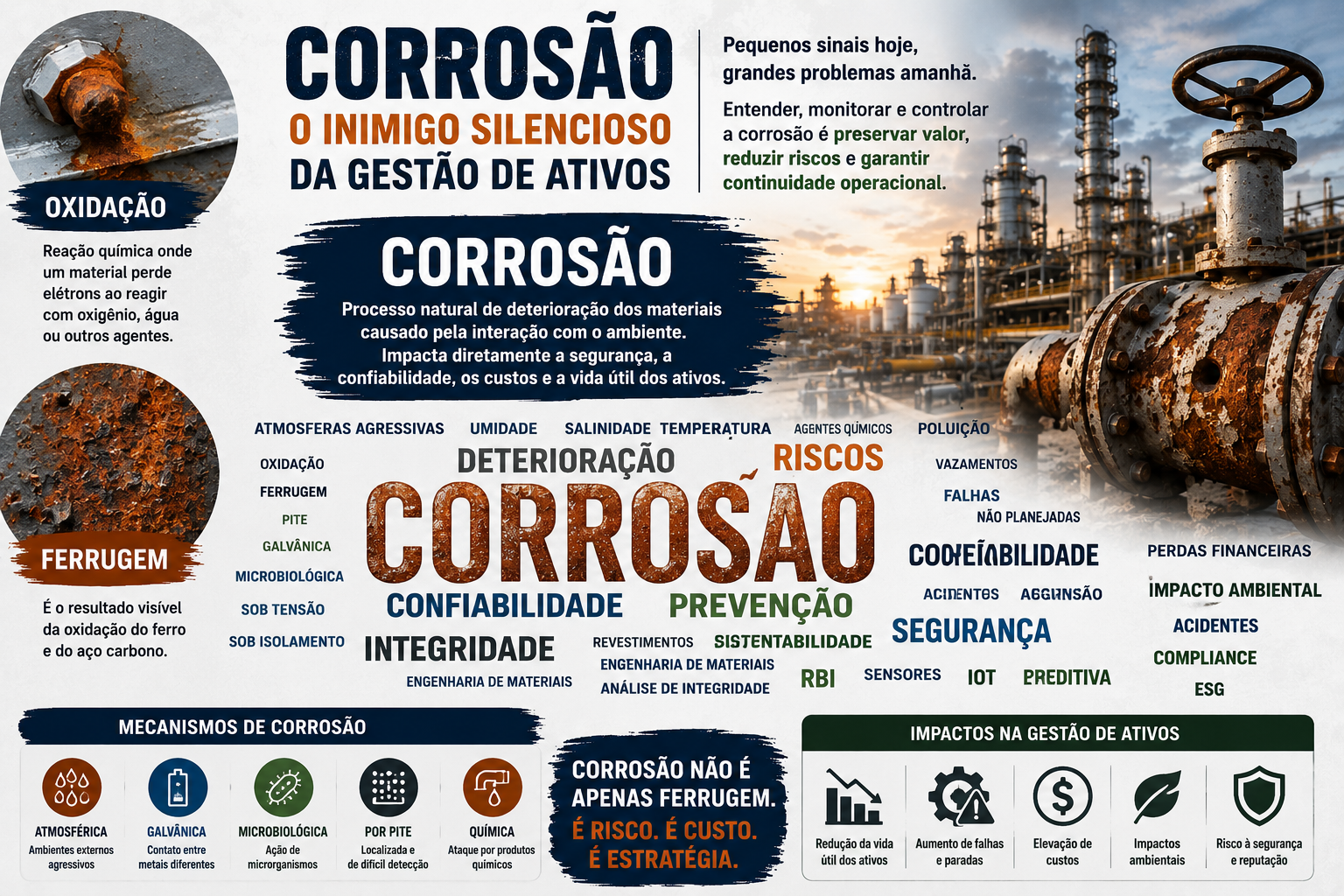 Gestão de Ativos Classe Mundial: Precisamos falar sobre Corrosão